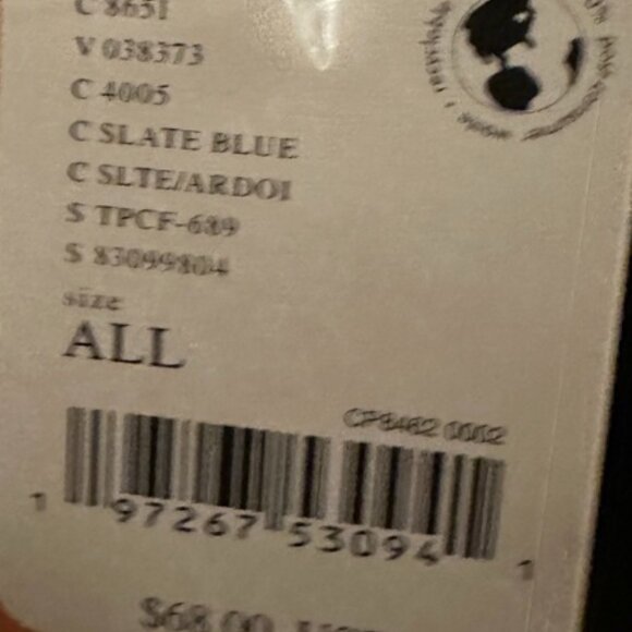 NWT Free People Courtside Cargo Sling Blue Metallic Belt Bag - Picture 6 of 6